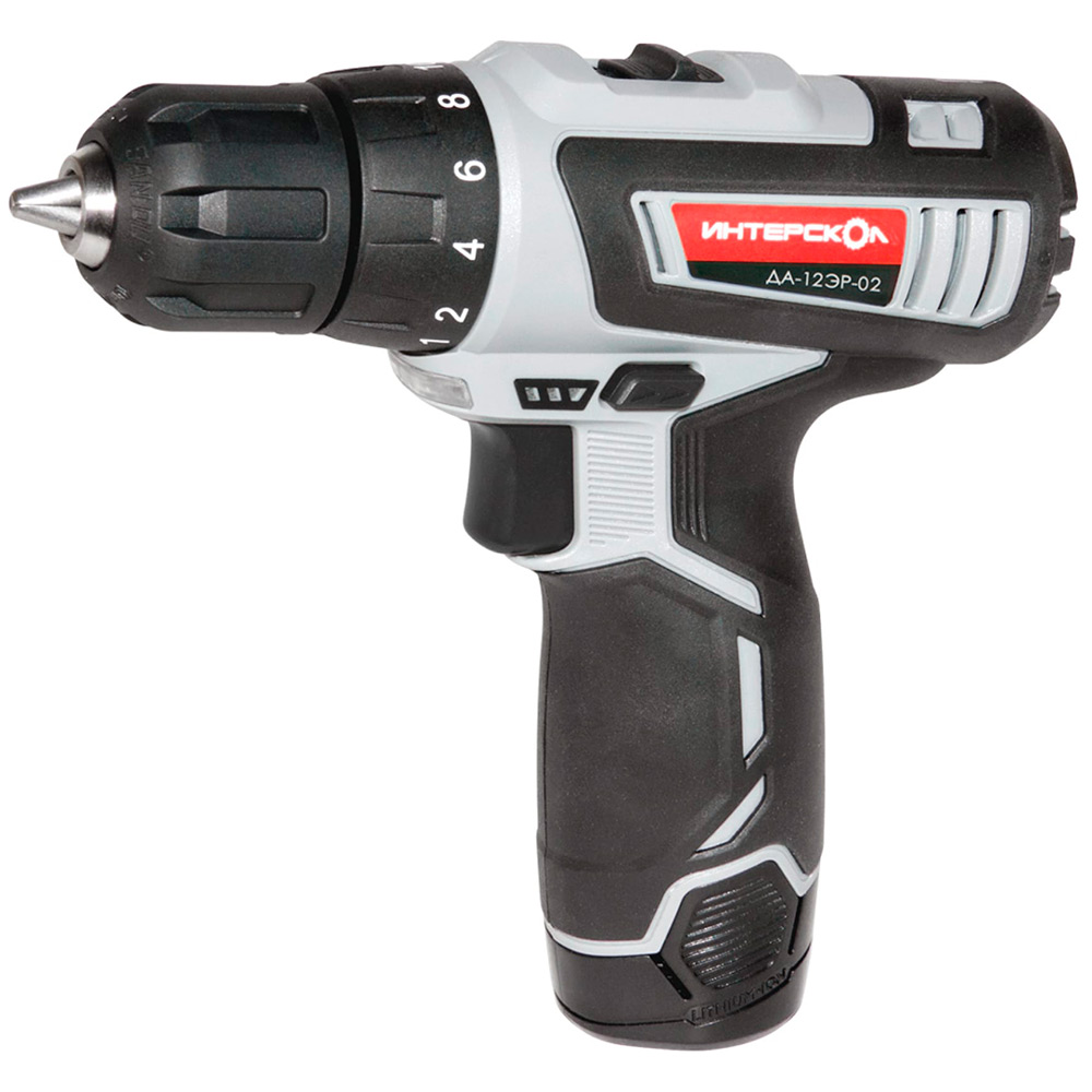 Шуруповерт аккумуляторный ИНТЕРСКОЛ ДА-12 ЭР-02