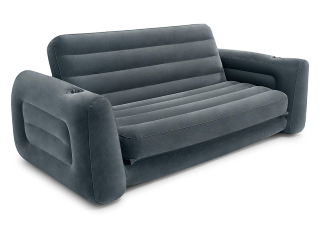 Надувной диван-трансформер Pull-Out Sofa, 203х224х66 см, INTEX (66552NP)