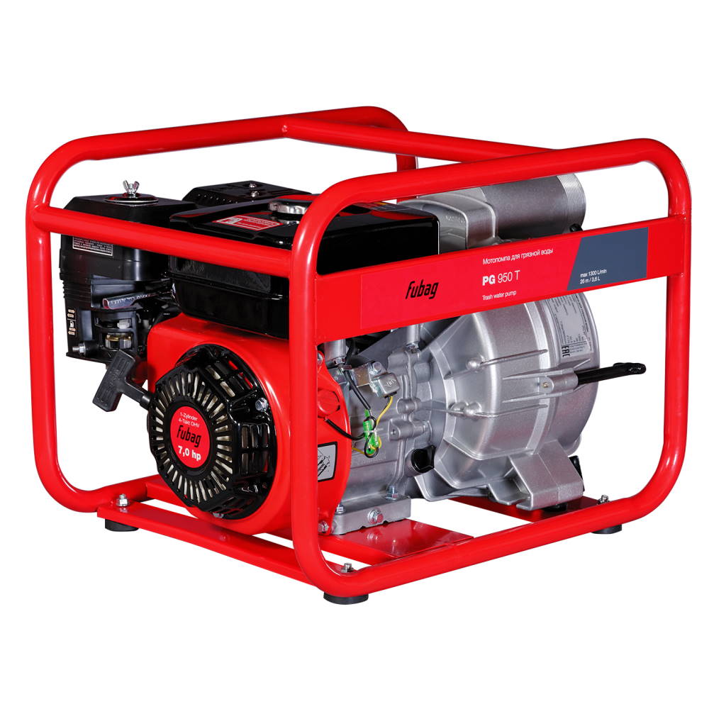 Мотопомпа Fubag PG 950 T  для сильнозагрязненной воды