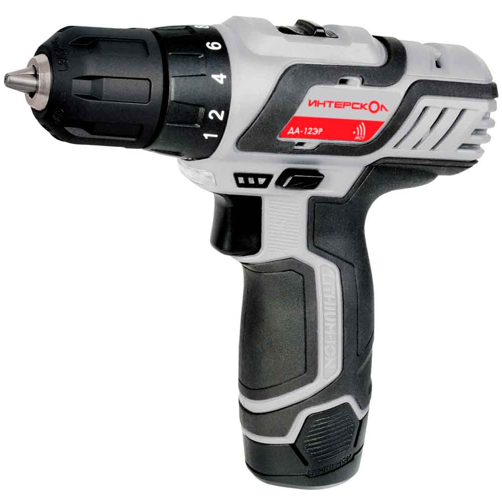 Шуруповерт аккумуляторный ИНТЕРСКОЛ ДА-12ЭР