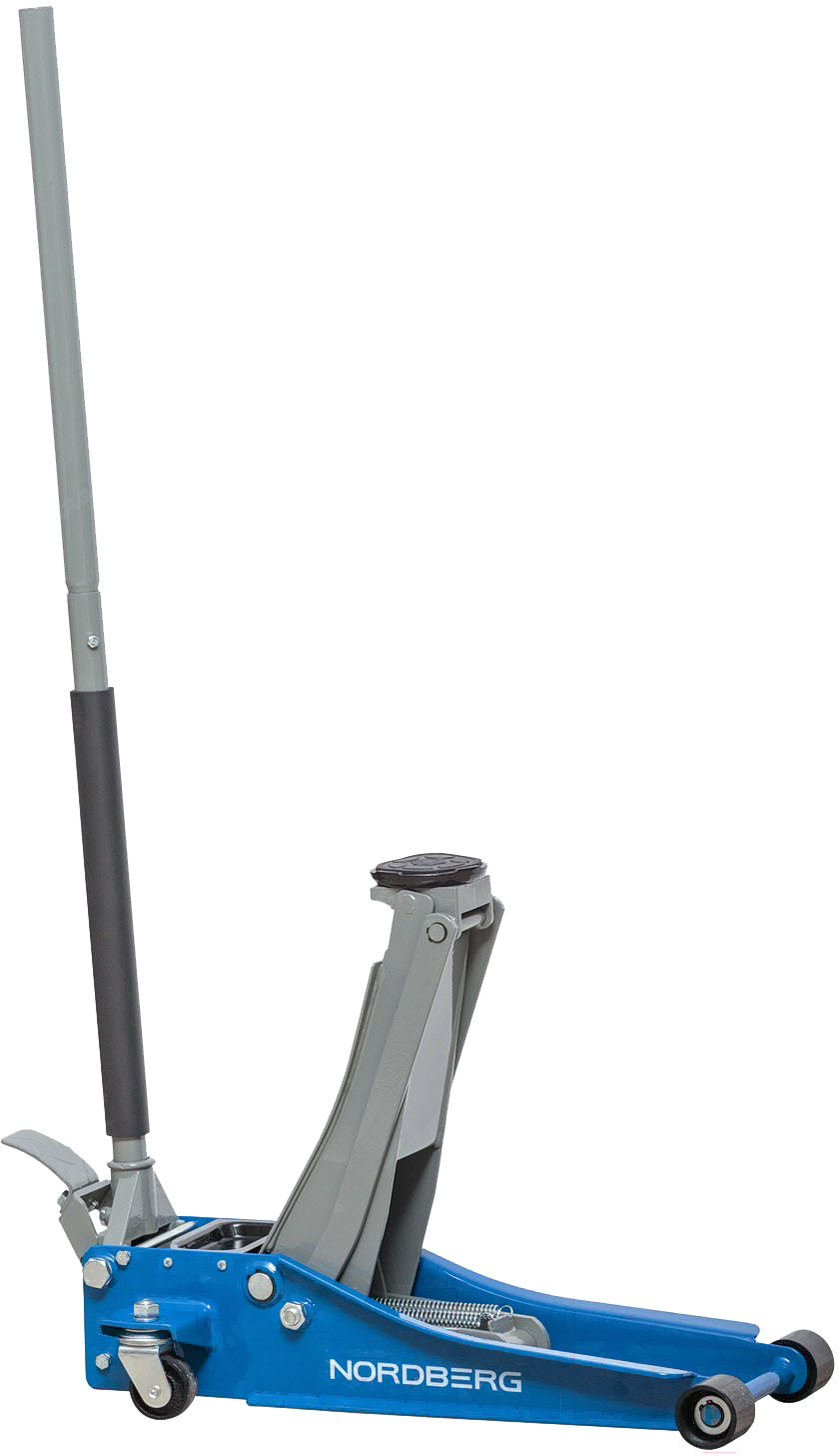 Домкрат подкатной 3 т, супернизкий подхват, педаль NORDBERG N32032