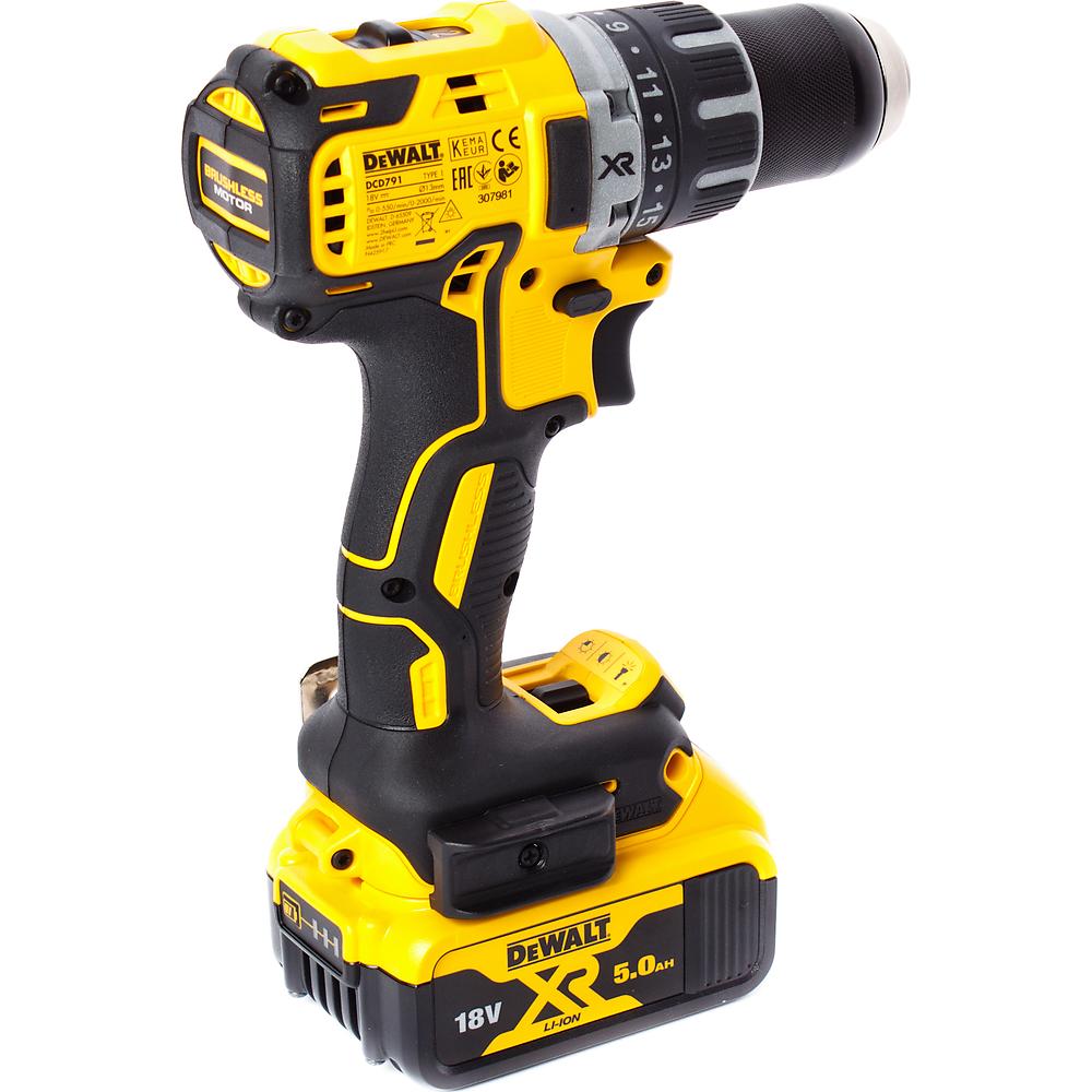 Шуруповерт аккумуляторный DeWalt DCD791P2-QW