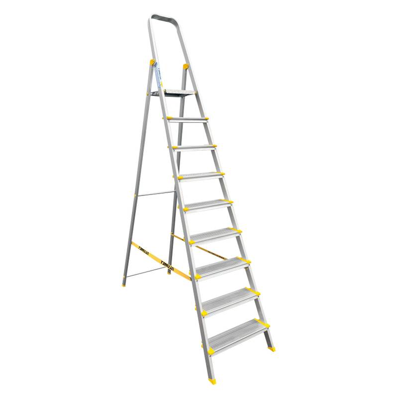 Стремянка Алюмет алюминиевая анодированная 9 ступеней