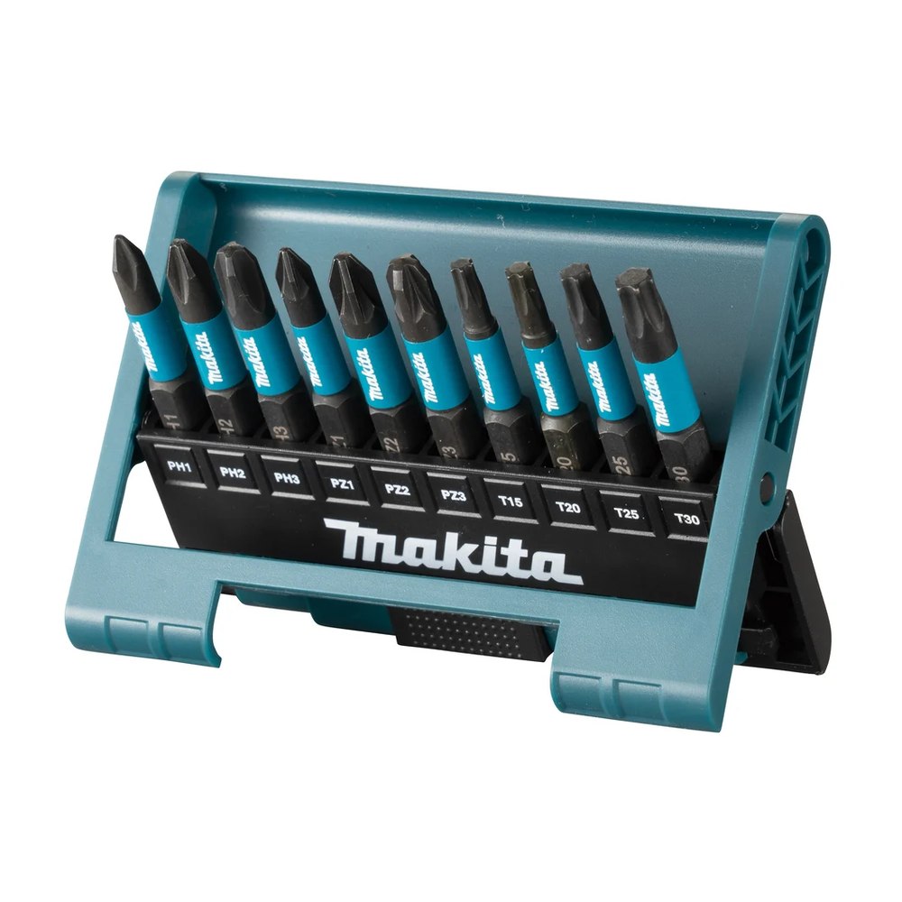 Шуруповерт аккумуляторный Makita DF347DWE+Набор бит Makita Impact Black 50 мм 10 шт