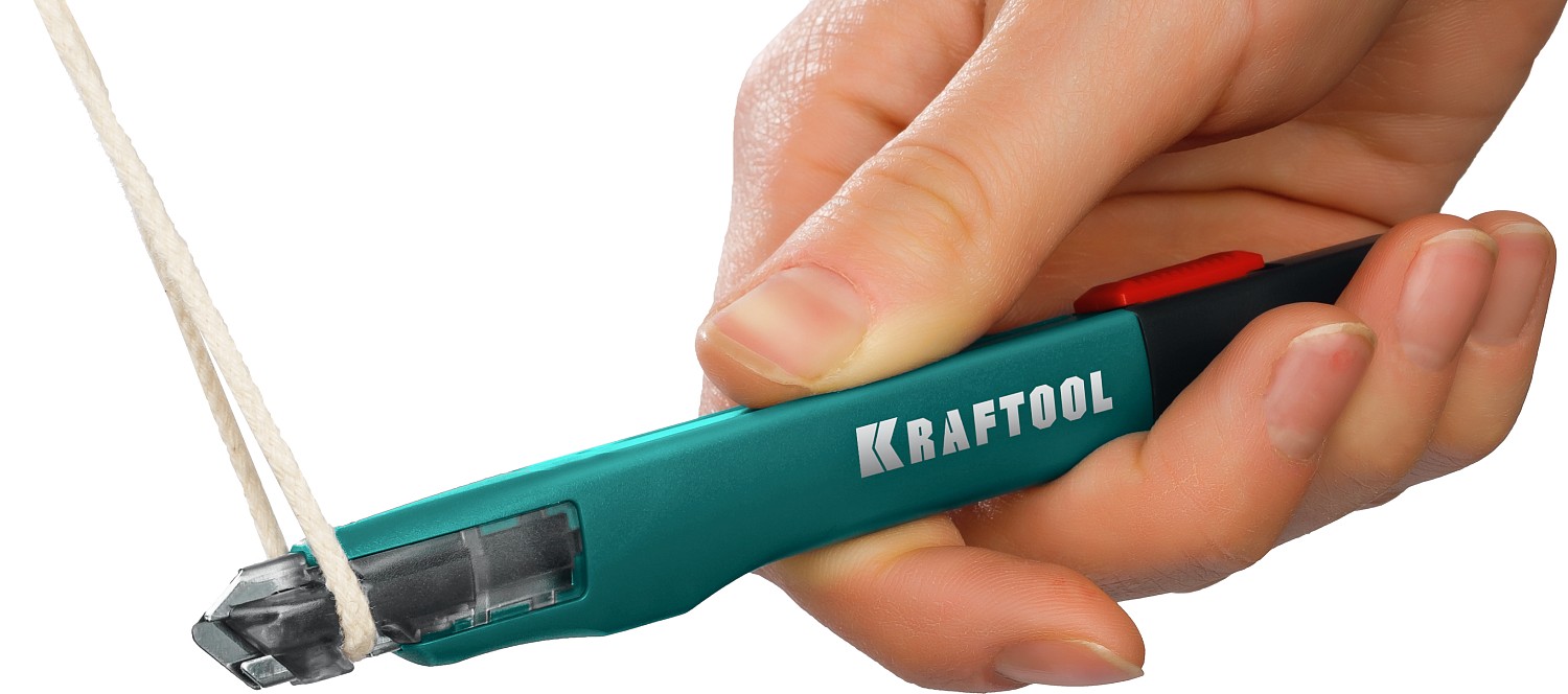 KRAFTOOL GRAND-9, 9 мм, нож для точного реза с автостопом (09192)