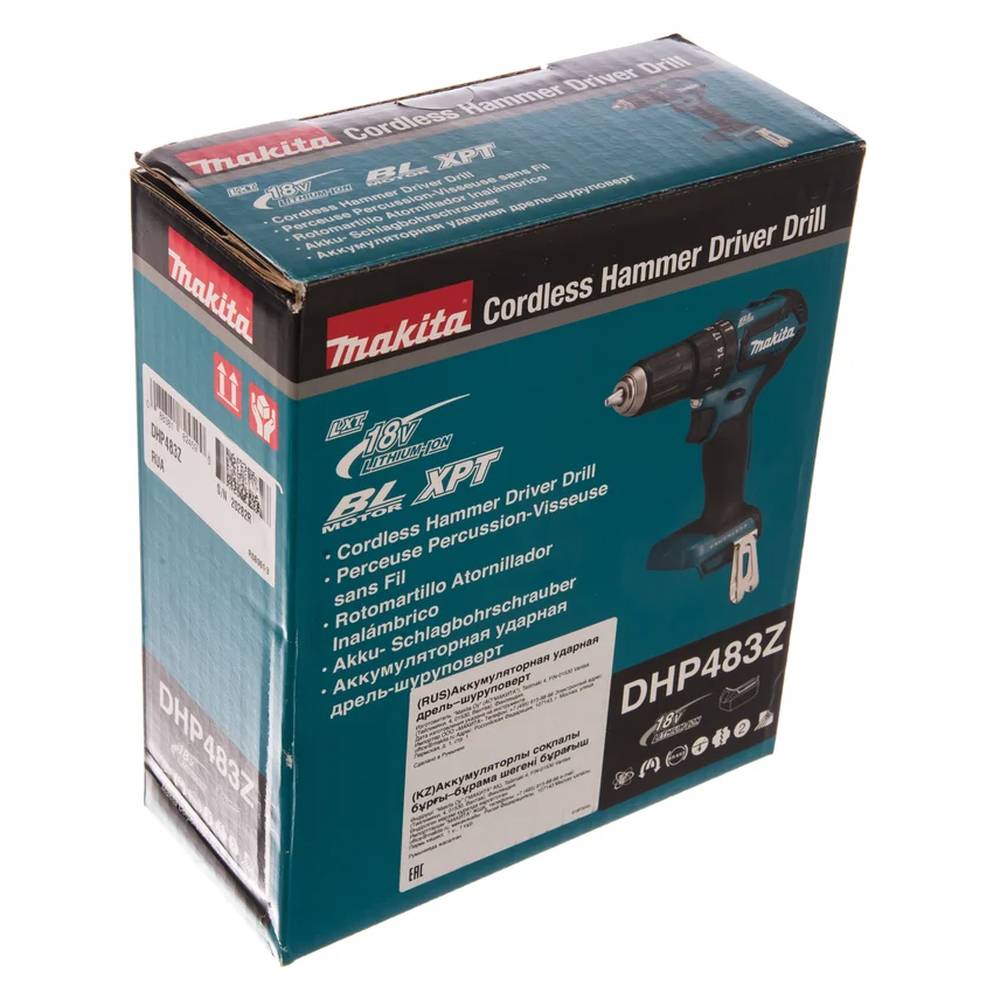 Шуруповерт аккумуляторный Makita DHP483Z (без акк, без з/у)