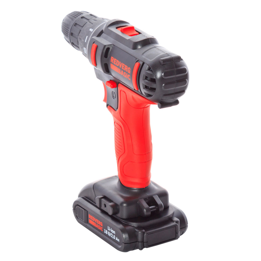 Шуруповерт аккумуляторный REDVERG Базовый/Basic SD18LE/1-2