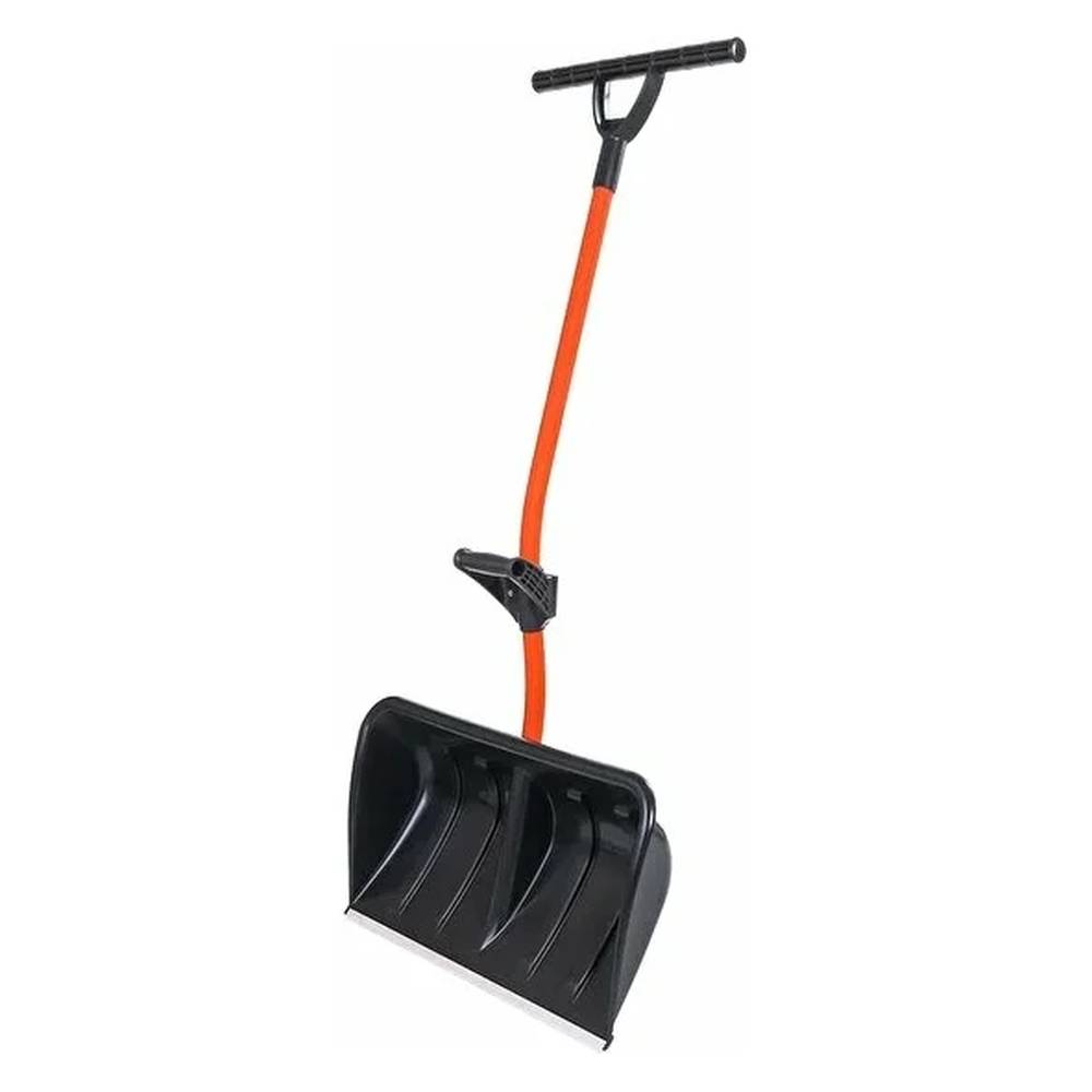 Лопата скрепер Ратник для снега с Т-образной пластиковой ручкой