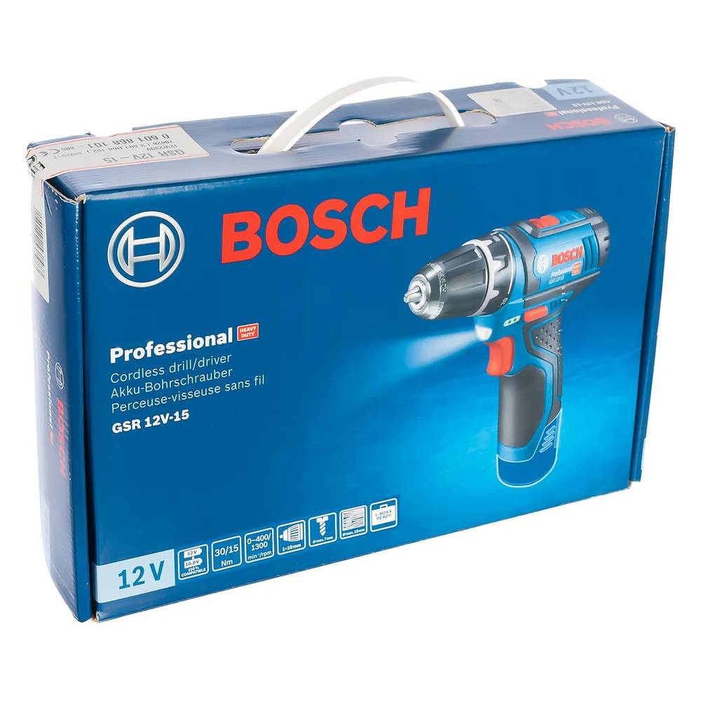 Шуруповерт аккумуляторный Bosch GSR 12V-15