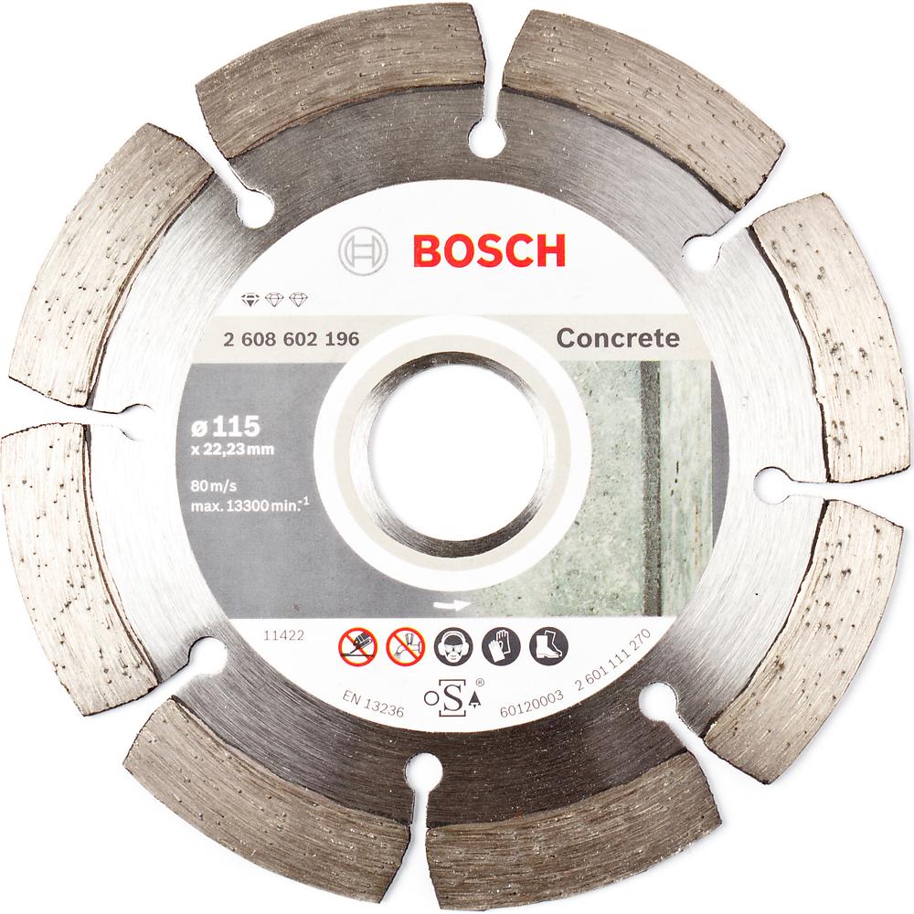 Круг алмазный Bosch Ф115 бетон BPE (196)