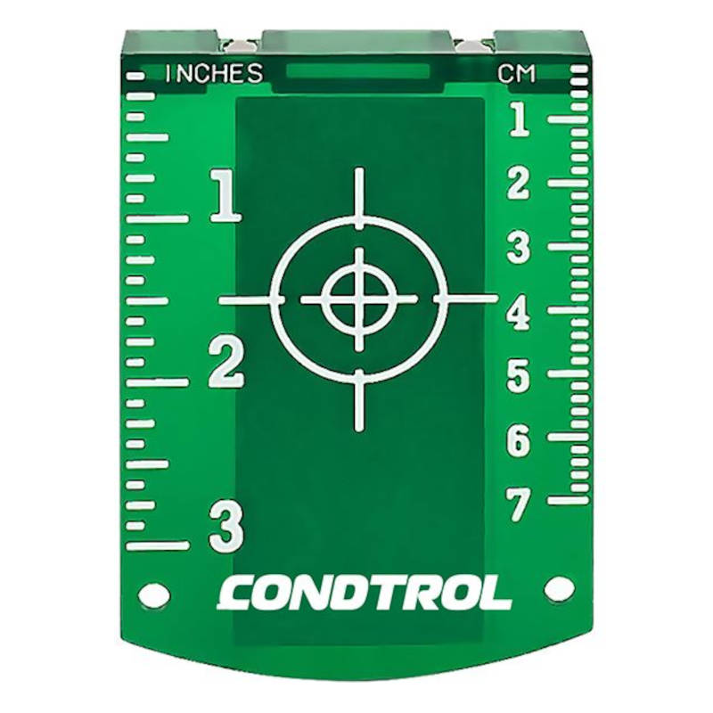 Мишень магнитная  для лазерного нивелира CONDTROL (зеленая)