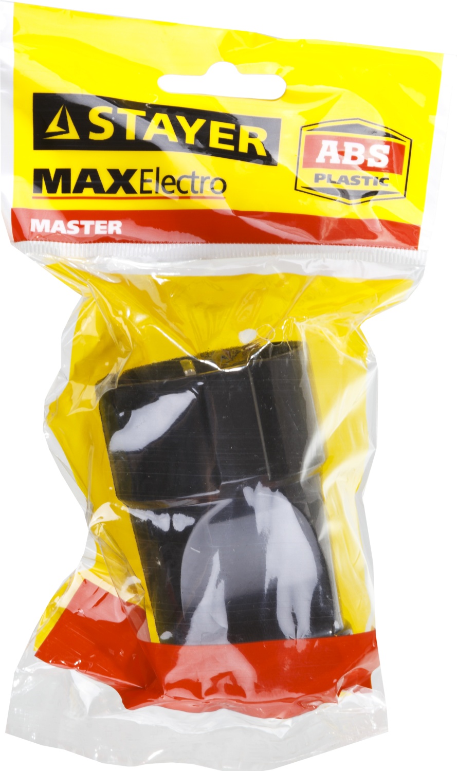 STAYER MAXElectro, 16 A, черная, электрическая розетка (55180-B)